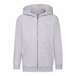 Fruit of the Loom - Veste à capuche - Enfant (Gris chiné)