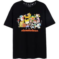 Nickelodeon - T-shirt CLASSIC GROUP - Adulte (Noir)