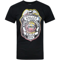 The Police - T-shirt NORTH AMERICAN TOUR - Homme (Noir)