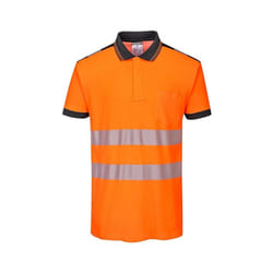 Portwest - Polo haute visibilité PW3 - Homme (Orange / Noir)