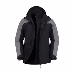 Mountain Warehouse - Veste imperméable DISTRICT EXTREME - Homme (Noir)