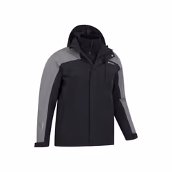 Mountain Warehouse - Veste imperméable DISTRICT EXTREME - Homme (Noir)