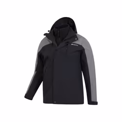 Mountain Warehouse - Veste imperméable DISTRICT EXTREME - Homme (Noir)