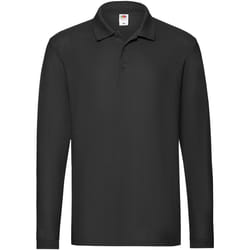 Fruit of the Loom - Polo PREMIUM - Homme (Noir)