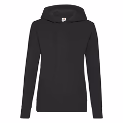 Fruit of the Loom - Sweat à capuche CLASSIC 80/20 - Femme (Noir)
