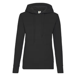 Fruit of the Loom - Sweat à capuche CLASSIC 80/20 - Femme (Noir)