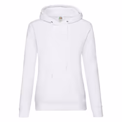 Fruit of the Loom - Sweat à capuche CLASSIC 80/20 - Femme (Blanc)