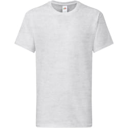 Fruit of the Loom - T-shirt ICONIC - Enfant (Gris chiné)