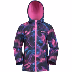 Mountain Warehouse - Veste softshell EXODUS - Enfant (Violet magenta)