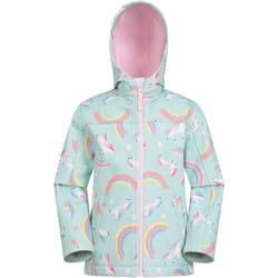 Mountain Warehouse - Veste softshell EXODUS - Enfant (Menthe)