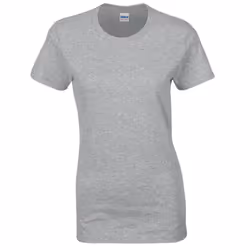 Gildan - T-shirt - Femme (Gris)