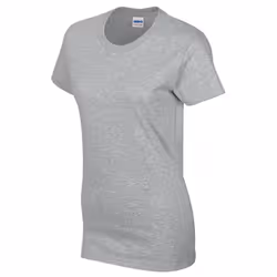 Gildan - T-shirt - Femme (Gris)