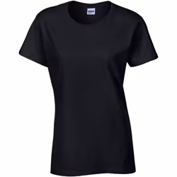 Gildan - T-shirt - Femme (Noir)