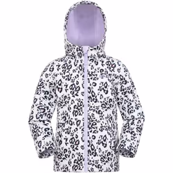Mountain Warehouse - Veste softshell EXODUS - Enfant (Blanc cassé / Noir)