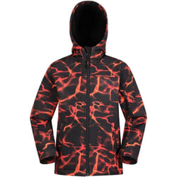 Mountain Warehouse - Veste softshell EXODUS - Enfant (Rouille / Noir)