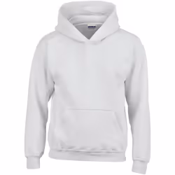 Gildan - Sweat à capuche - Enfant (Blanc)