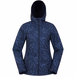 Mountain Warehouse - Veste softshell EXODUS - Femme (Bleu foncé)