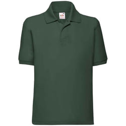 Fruit Of The Loom - Polo manches courtes - Unisexe (Vert bouteille)