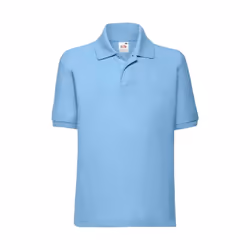 Fruit Of The Loom - Polo manches courtes - Unisexe (Bleu ciel)