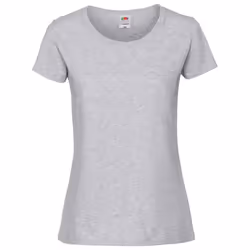Fruit of the Loom - T-shirt PREMIUM - Femme (Gris chiné)