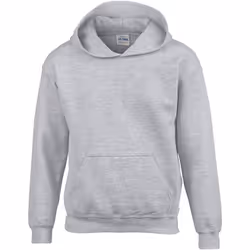 Gildan - Sweat à capuche - Enfant (Gris)