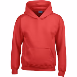 Gildan - Sweat à capuche - Enfant (Rouge)