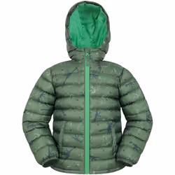 Mountain Warehouse - Veste matelassée SEASONS - Enfant (Vert kaki)