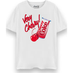 Coca-Cola - T-shirt VERY CHERRY CHERRY COKE - Femme (Blanc)