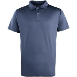 Premier - Polo COOLCHECKER - Adulte (Bleu marine)