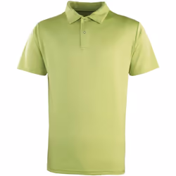 Premier - Polo COOLCHECKER - Adulte (Vert clair)
