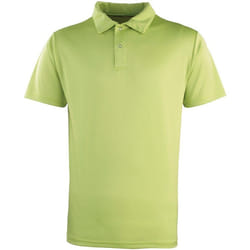 Premier - Polo COOLCHECKER - Adulte (Vert clair)
