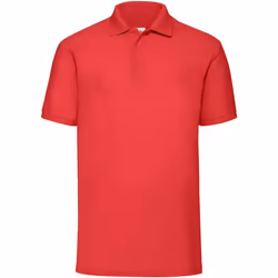 Fruit of the Loom - Polo - Homme (Rouge)