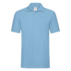 Fruit of the Loom - Polo PREMIUM - Homme (Bleu ciel)