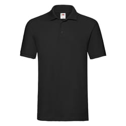 Fruit of the Loom - Polo PREMIUM - Homme (Noir)
