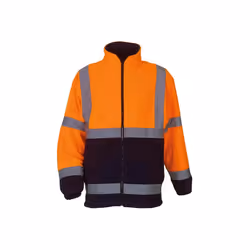 Yoko - Veste polaire - Adulte (Orange / Bleu marine)
