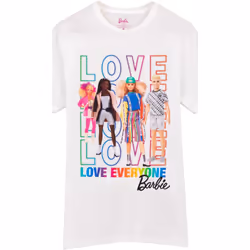 Barbie - T-shirt LOVE EVERYONE - Femme (Blanc)