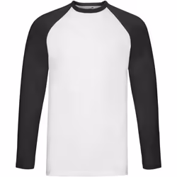 Fruit of the Loom - T-shirt - Homme (Blanc / Noir)