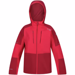 Regatta - Veste imperméable HIGHTON - Enfant (Rose fluo / Rose foncé)