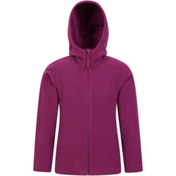 Mountain Warehouse - Veste à capuche CAMBER - Enfant (Pourpre)