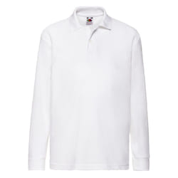 Fruit of the Loom - Polo 65/35 - Enfant (Blanc)