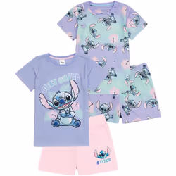 Lilo & Stitch - Ensemble de pyjama court JUST CHILL - Fille (Multicolore)