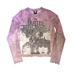 The Beatles - Haut court REVOLVER - Femme (Rose)