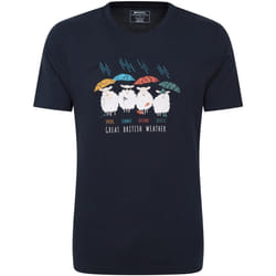 Mountain Warehouse - T-shirt GREAT BRITISH WEATHER - Homme (Bleu marine)