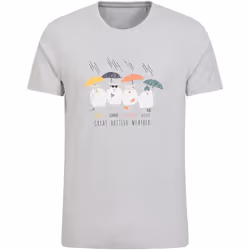 Mountain Warehouse - T-shirt GREAT BRITISH WEATHER - Homme (Gris)