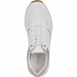Geox - Baskets CRISTAEL - Femme (Blanc / Doré)