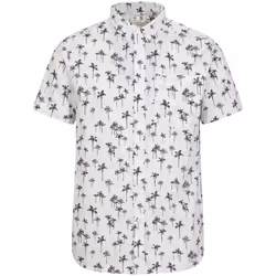 Mountain Warehouse - Chemise PRESTON ILLUSTRATION - Homme (Blanc cassé)