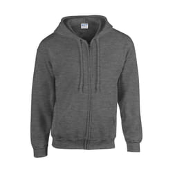 Gildan - Veste à capuche - Homme (Gris foncé chiné)