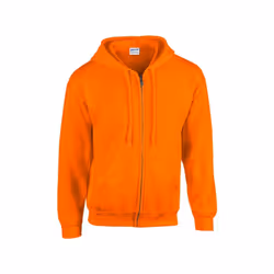 Gildan - Veste à capuche - Homme (Orange fluo)
