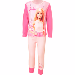 Barbie - Ensemble de pyjama long GRL POWER - Fille (Rose)