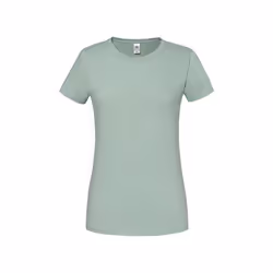 Fruit of the Loom - T-shirt PREMIUM - Femme (Vert de gris)